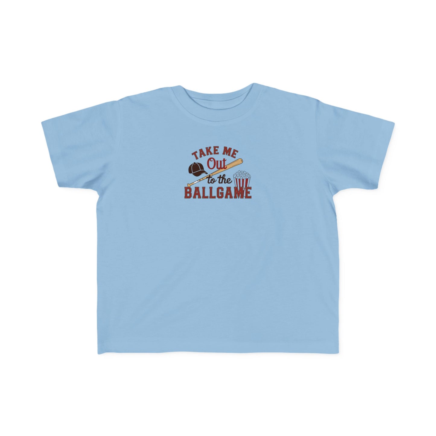 Toddler Sporty Tee - "Take Me Out to the Ballgame"