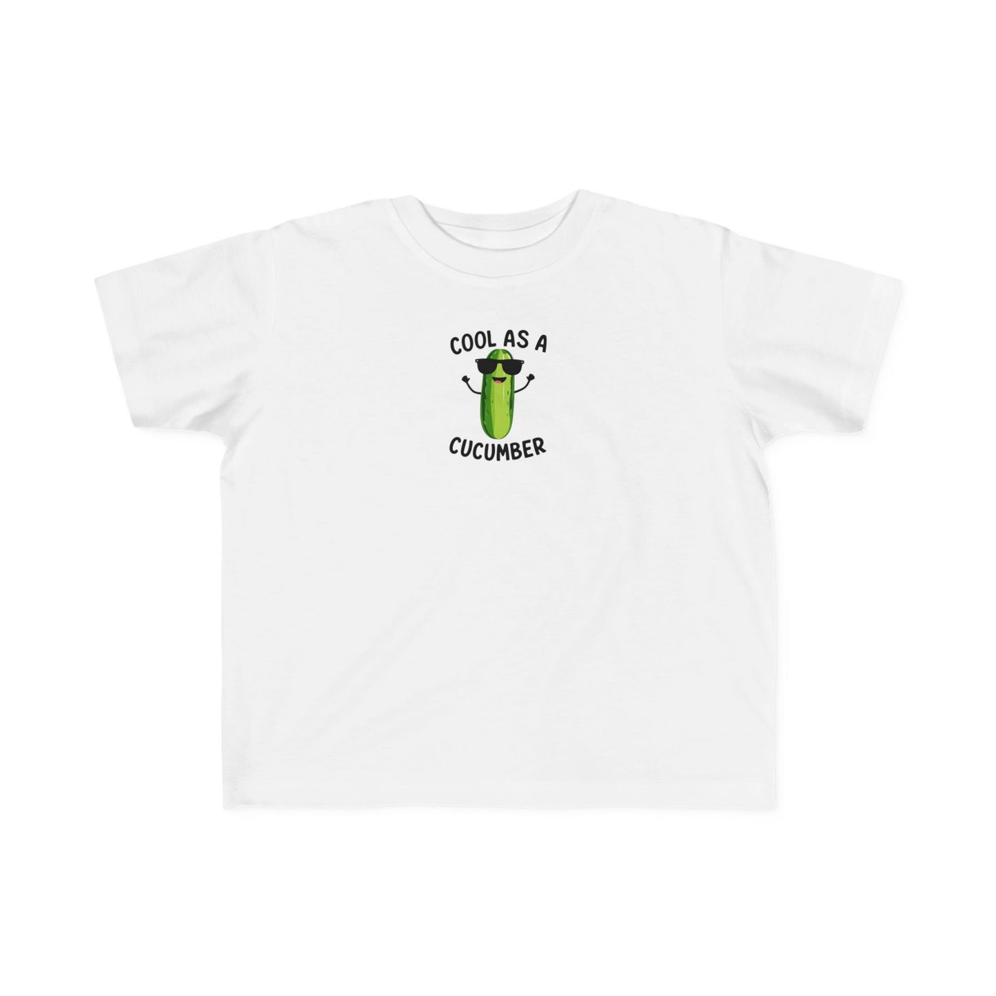 Cool as a Cucumber Toddler Tee - Fun Kids Jersey Shirt for Everyday Wear