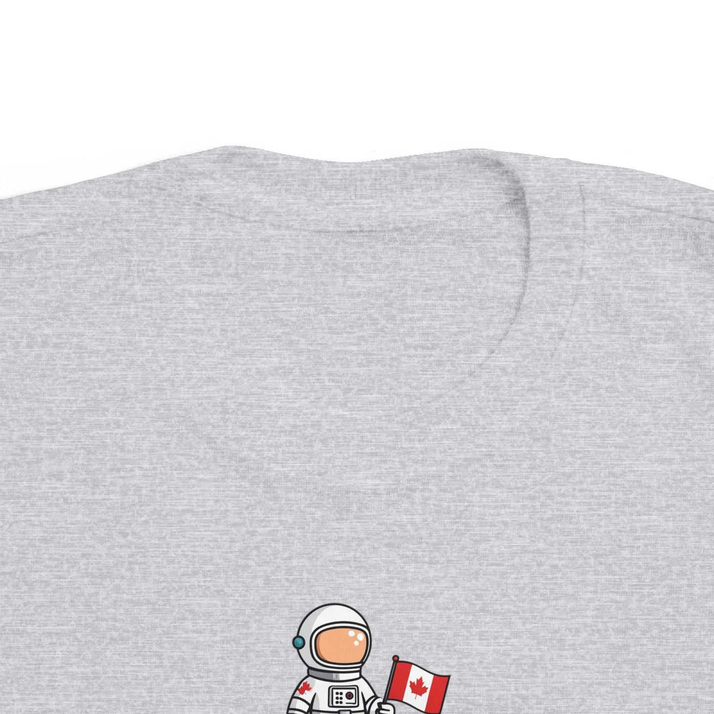 Astronaut Toddler T-Shirt - Cute Canada Flag Design