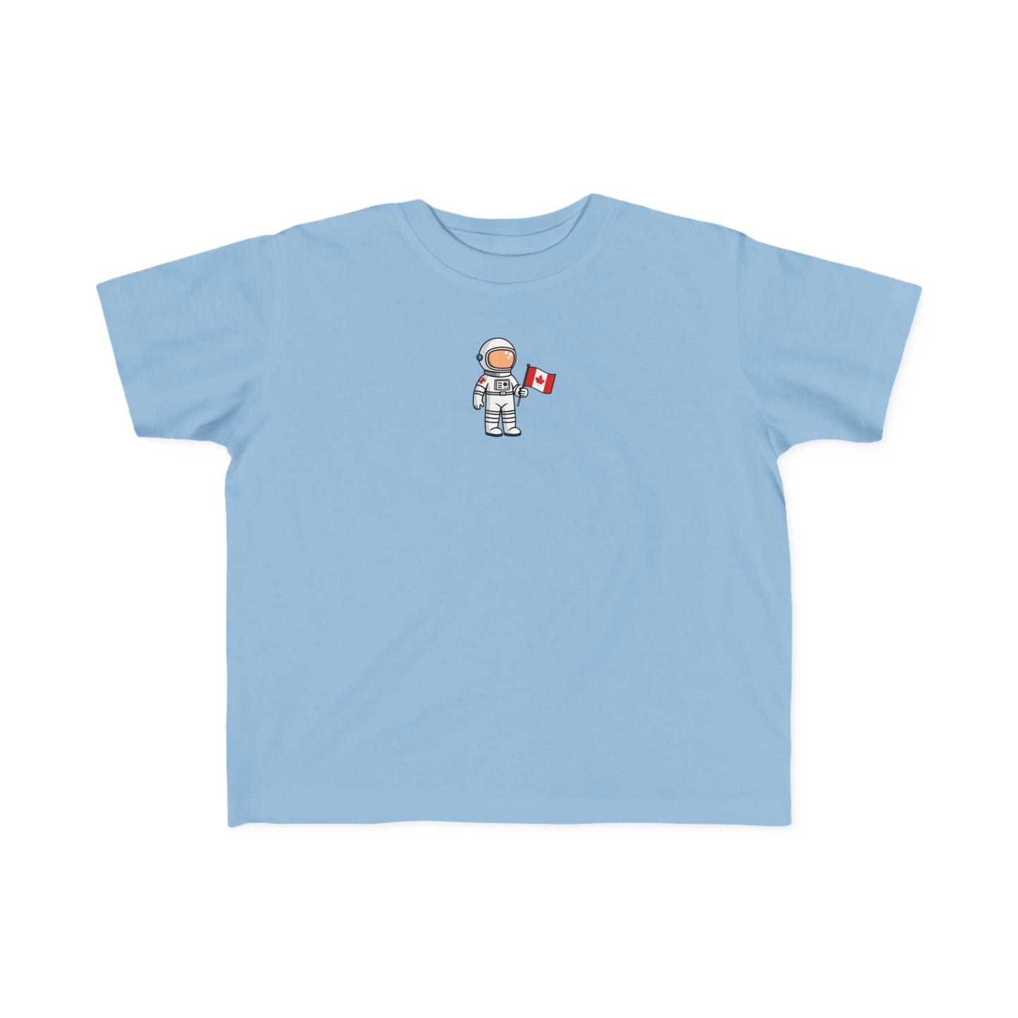 Astronaut Toddler T-Shirt - Cute Canada Flag Design