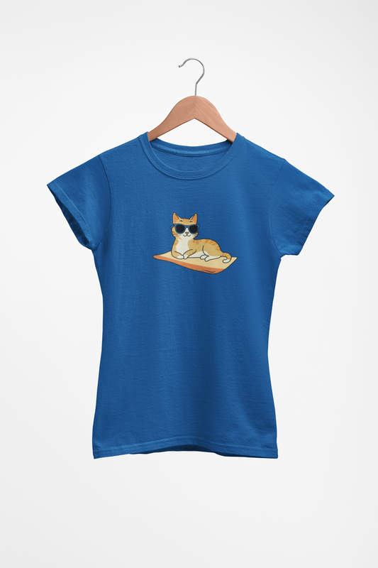Cool Cat Kids Tee - Relaxed Summer Vibe Shirt for Animal Lovers