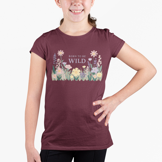 Floral Wild Graphic Tee – Born to Be Wild