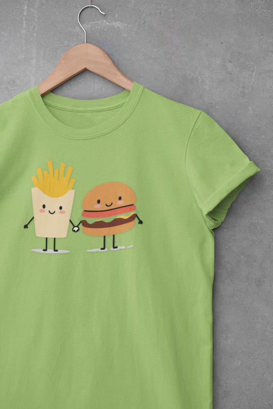 Burger and Fry Friends Tshirt