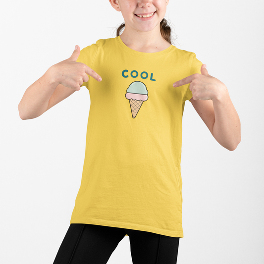 Kids Cool Ice Cream Tee - Fun Cotton Shirt for Summer Celebrations