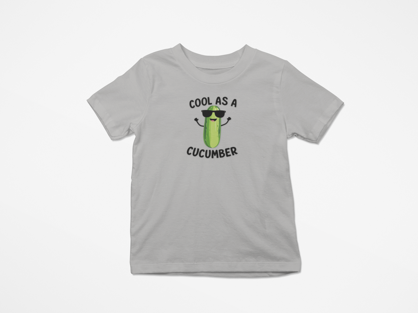 Cool as a Cucumber Toddler Tee - Fun Kids Jersey Shirt for Everyday Wear