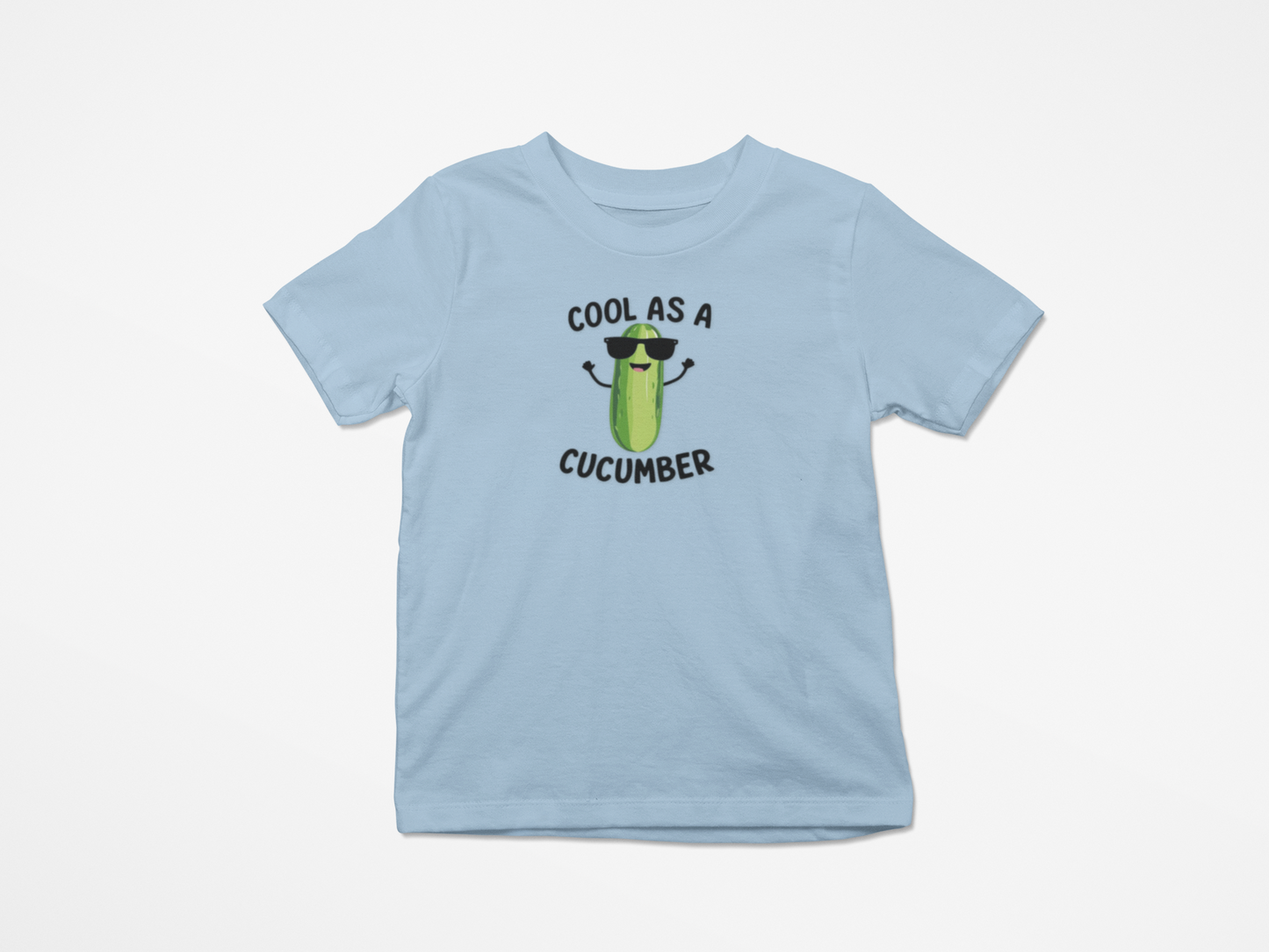 Cool as a Cucumber Toddler Tee - Fun Kids Jersey Shirt for Everyday Wear