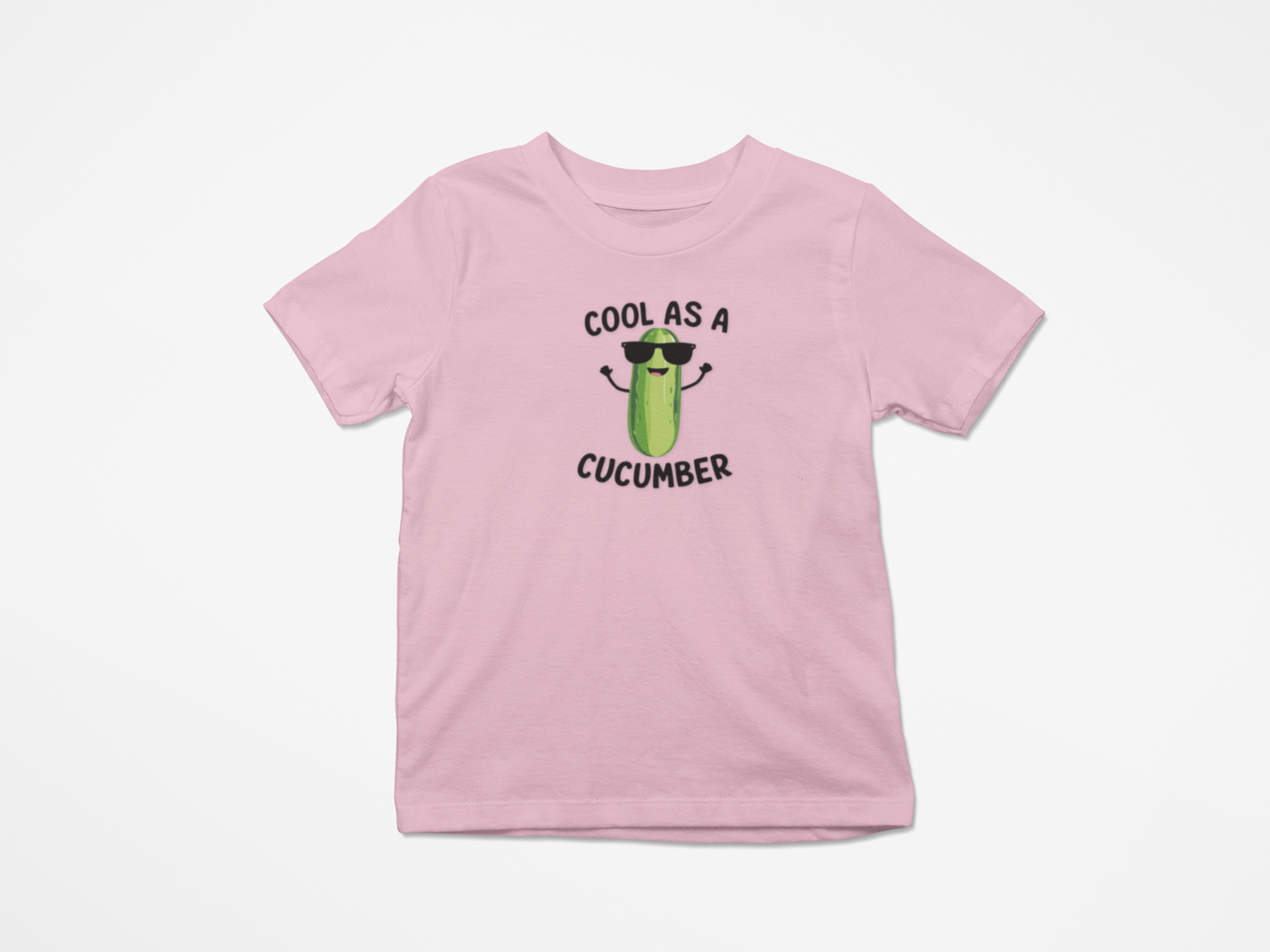 Cool as a Cucumber Toddler Tee - Fun Kids Jersey Shirt for Everyday Wear
