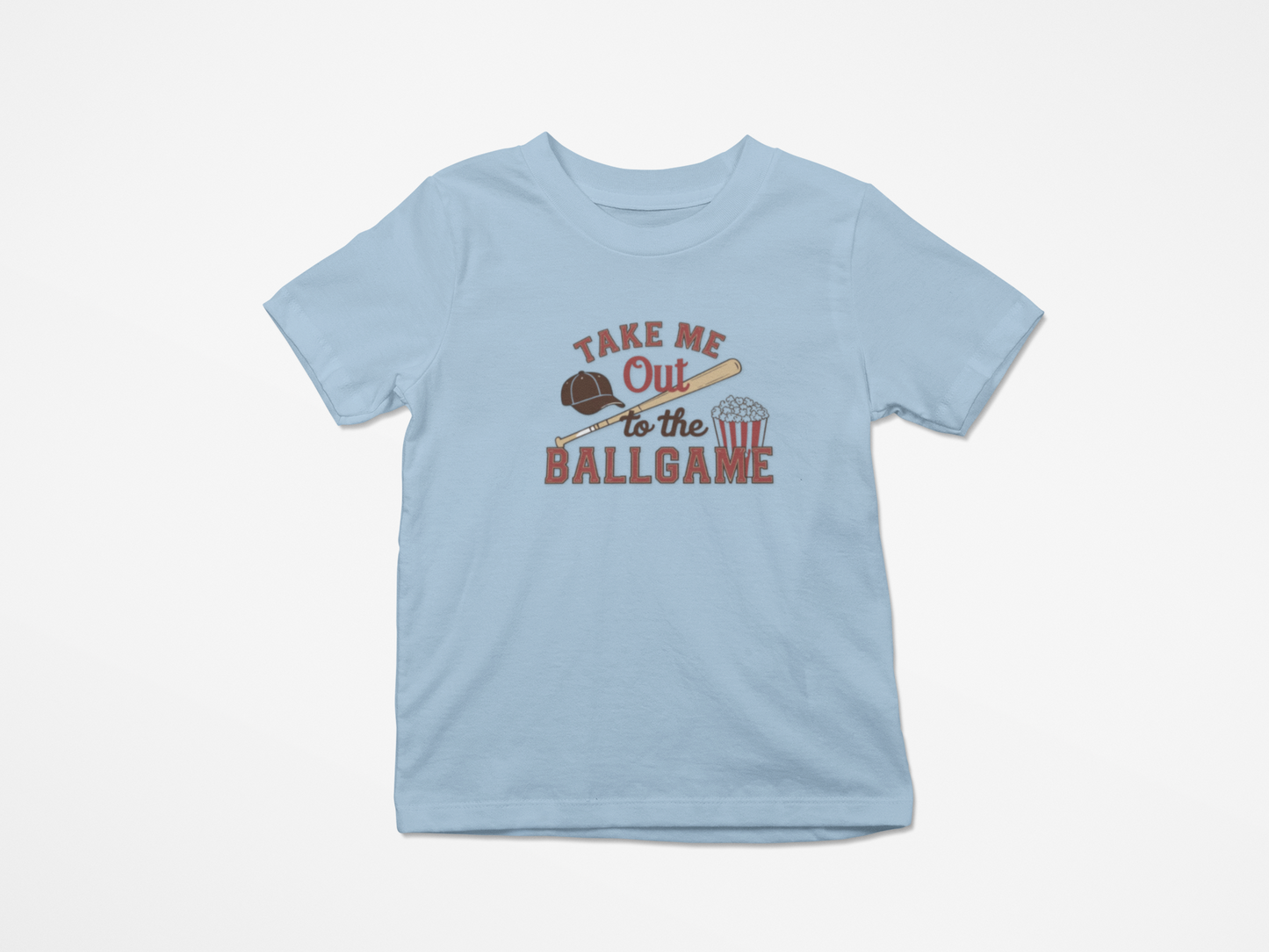 Toddler Sporty Tee - "Take Me Out to the Ballgame"