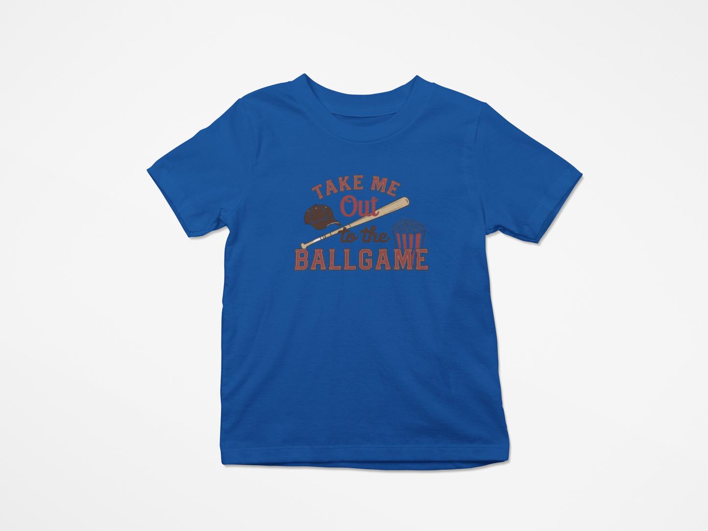 Toddler Sporty Tee - "Take Me Out to the Ballgame"