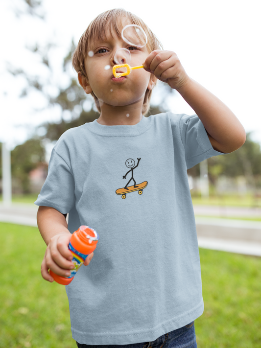 Skateboard Fun Toddler Tee - Playful Kids Shirt for Active Holidays