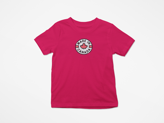 Made in Canada Toddler Tee - Cute Canadian T-Shirt for Kids