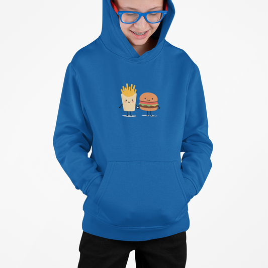 Burger and Fries Kids Hoodie