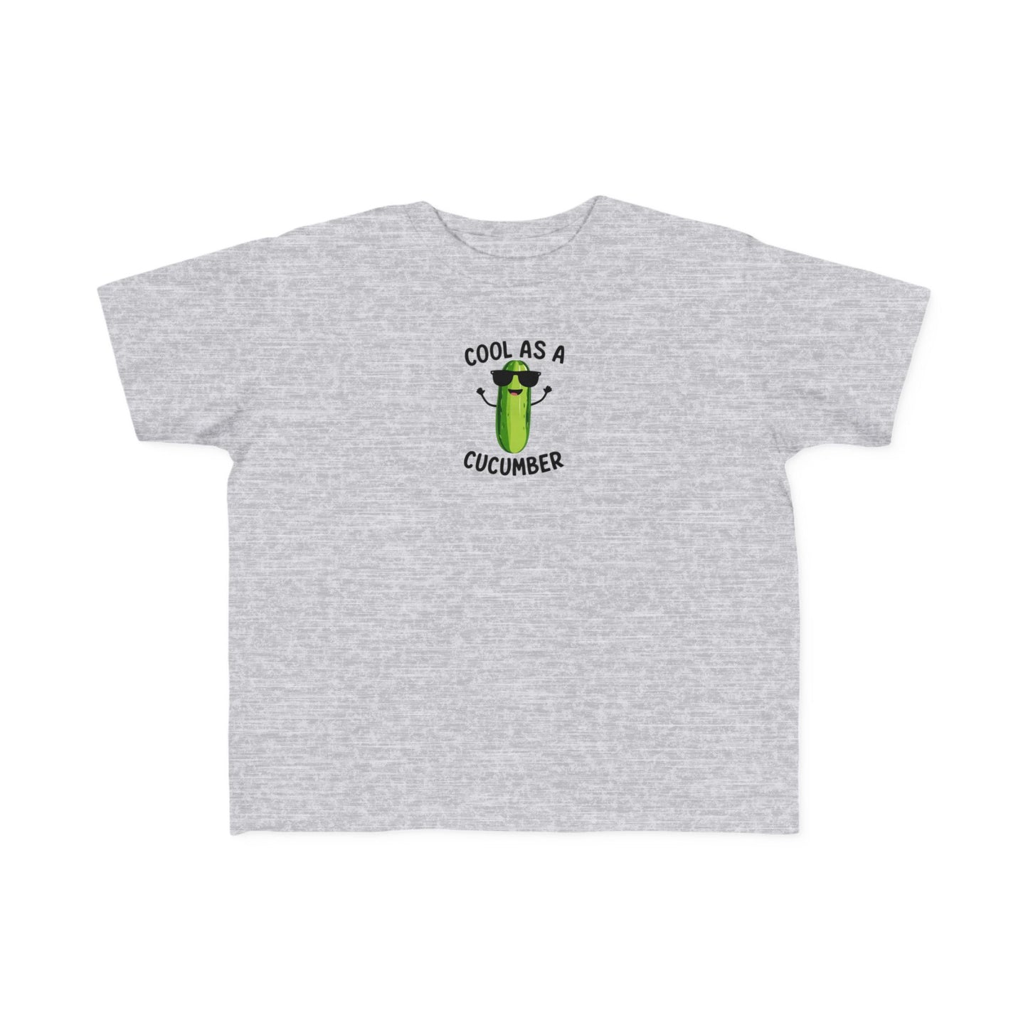 Cool as a Cucumber Toddler Tee - Fun Kids Jersey Shirt for Everyday Wear