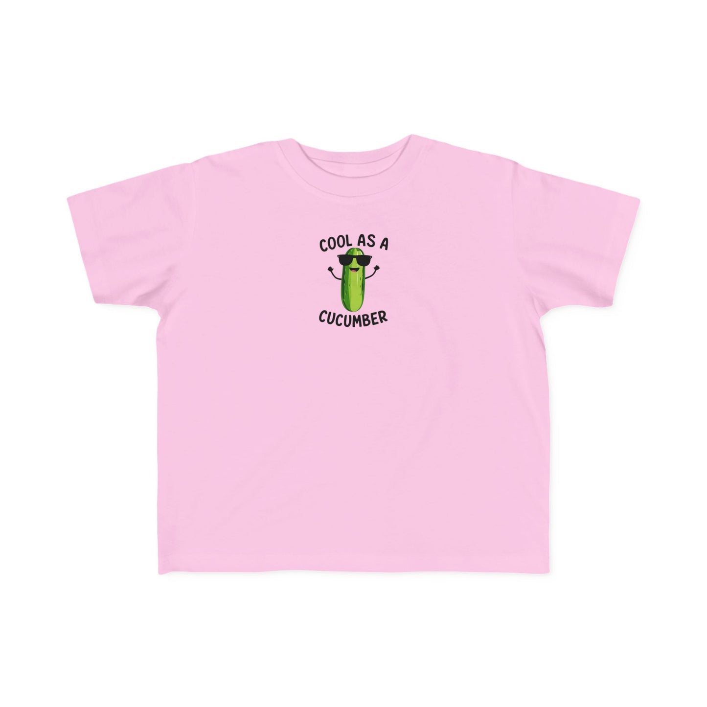 Cool as a Cucumber Toddler Tee - Fun Kids Jersey Shirt for Everyday Wear