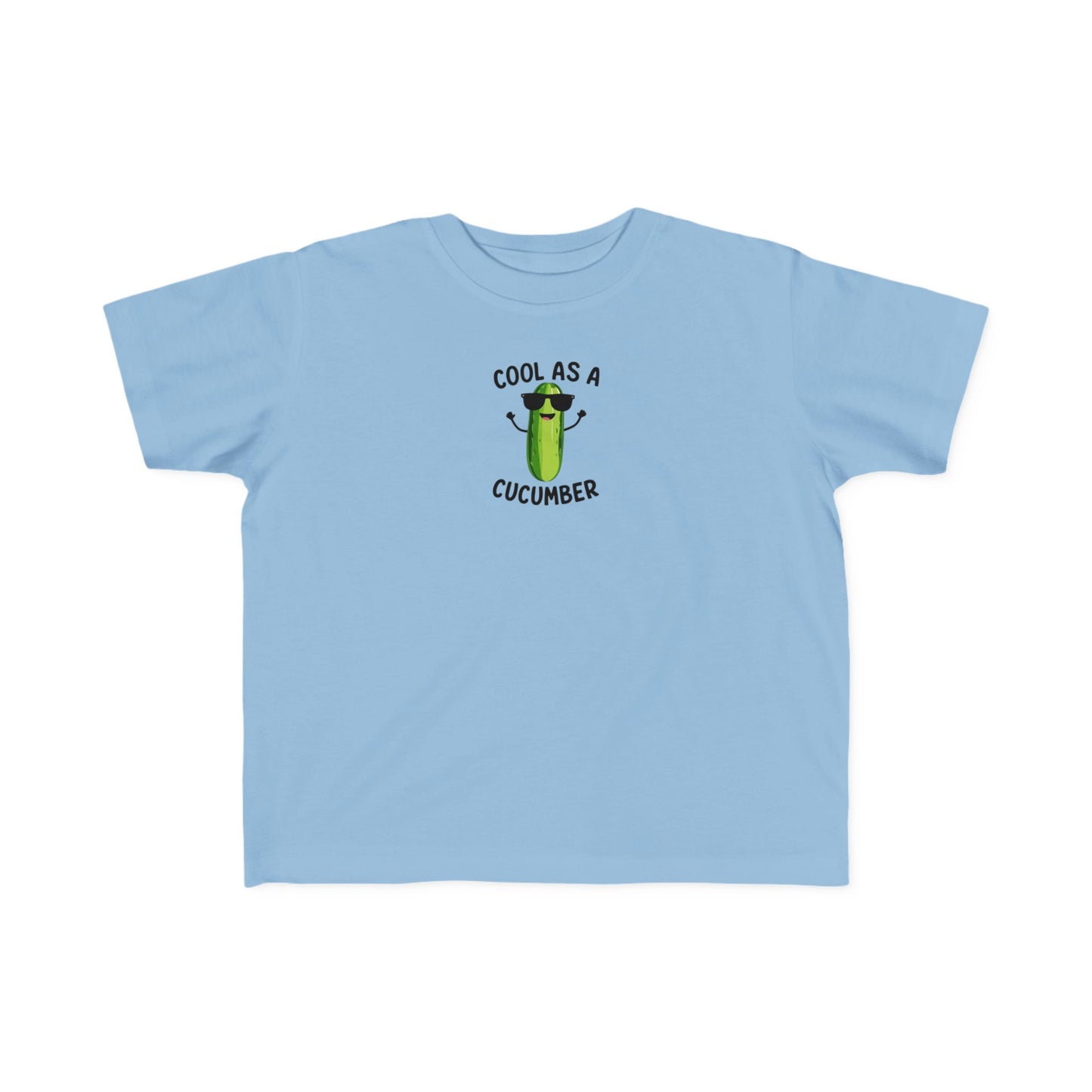 Cool as a Cucumber Toddler Tee - Fun Kids Jersey Shirt for Everyday Wear