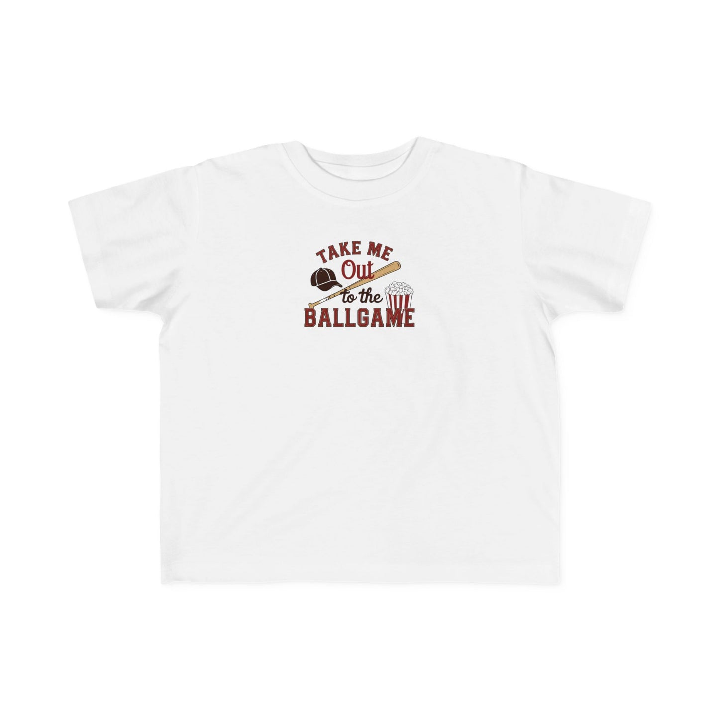 Toddler Sporty Tee - "Take Me Out to the Ballgame"