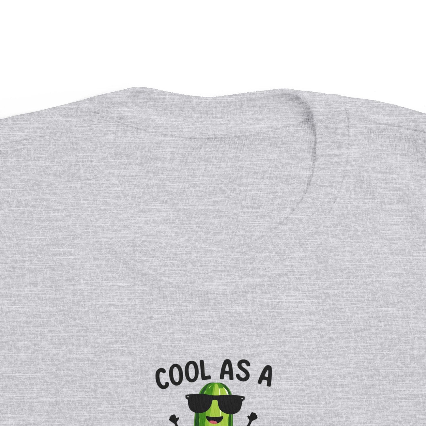 Cool as a Cucumber Toddler Tee - Fun Kids Jersey Shirt for Everyday Wear