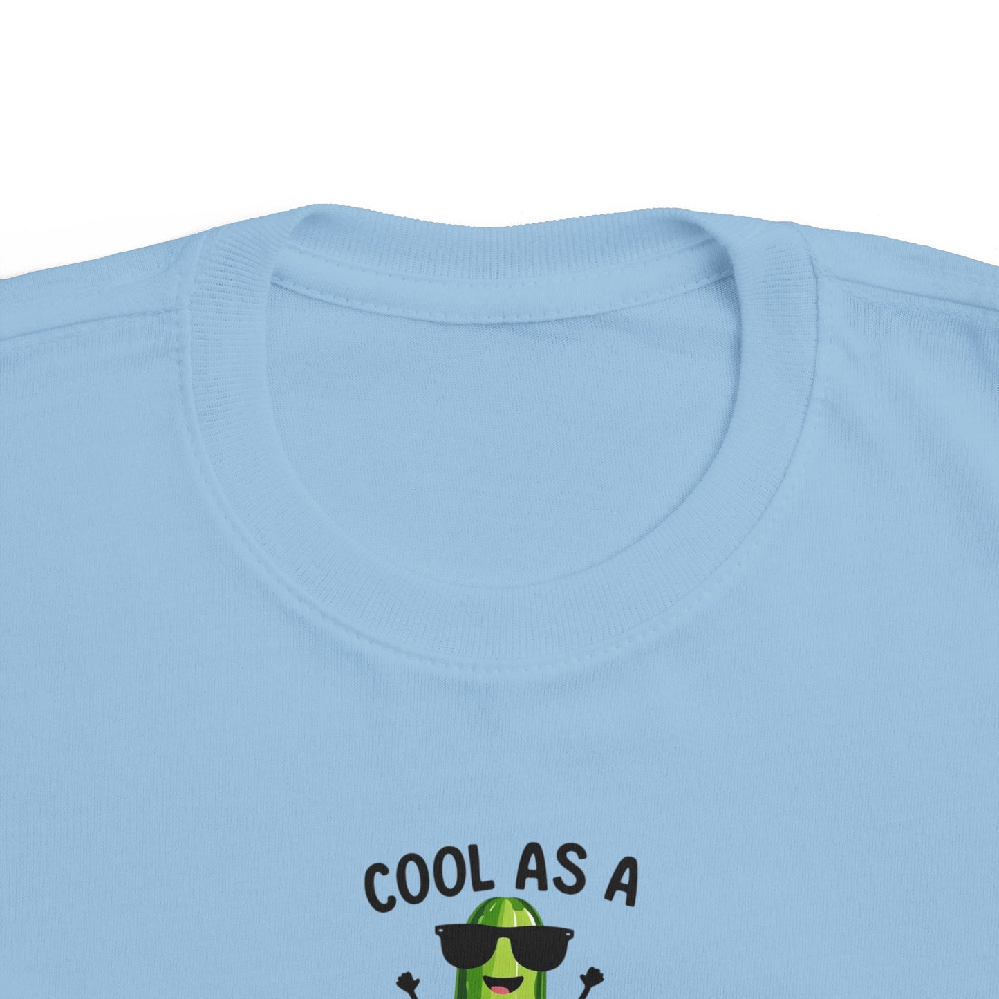 Cool as a Cucumber Toddler Tee - Fun Kids Jersey Shirt for Everyday Wear