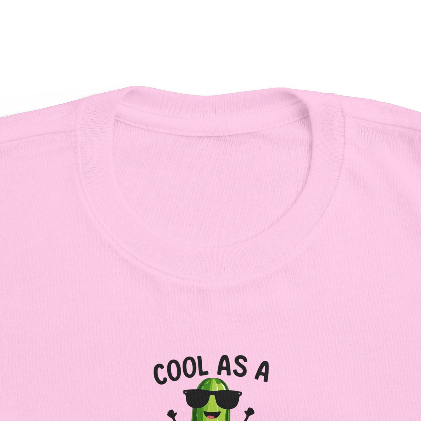 Cool as a Cucumber Toddler Tee - Fun Kids Jersey Shirt for Everyday Wear